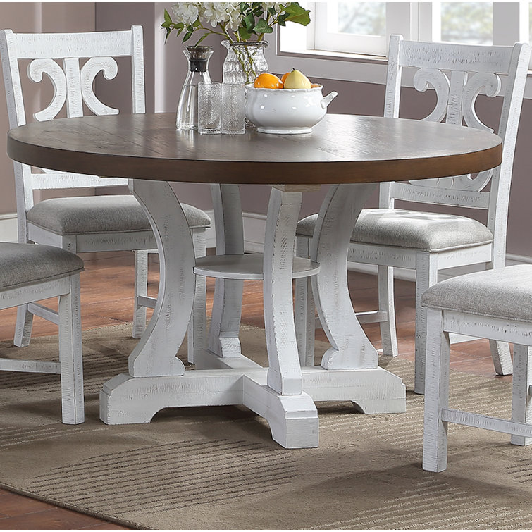 Laurel Foundry Modern Farmhouse Moravian 54'' Pedestal Dining Table